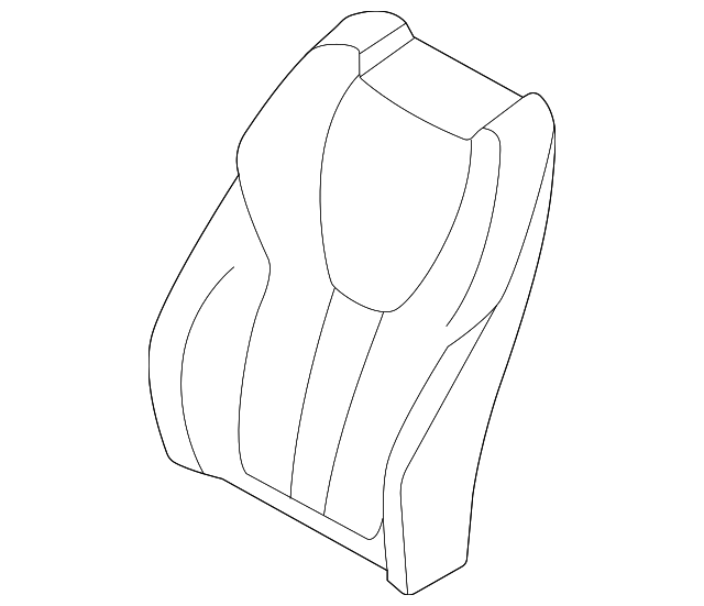 Seat Back Cover - BMW (52-10-5-A3C-658)