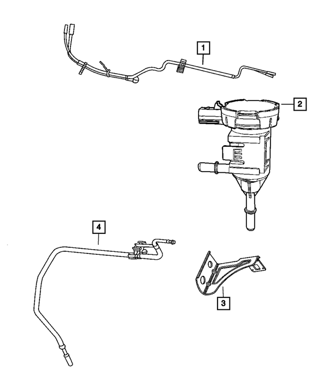 52122533AB - Emission Controls: Vapor Canister Purge Harness for Mopar Image image