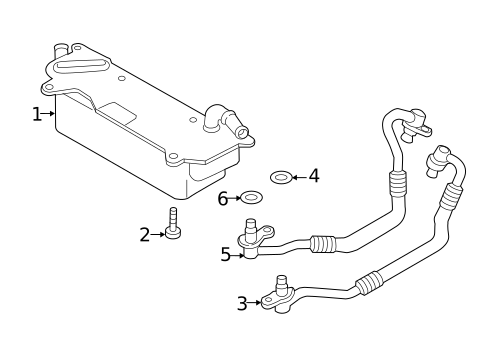 Trans Oil Cooler for 2015 Audi S6 #0