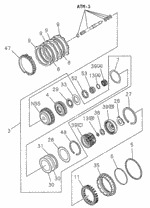 8960411000 - Transmission - Automatic: DRUM (OVERDRIVE CLUTCH) for Acura Image