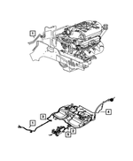 4880261AC - Fuel: Fuel Supply And Vapor Lines Bundle for Mopar Image