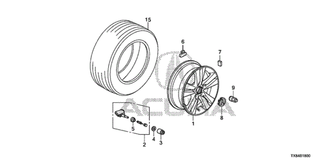 Wheel Disk (KA) (KL) for 2013 Acura ILX #0