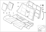 52208255021 - Seats: Seat Upholstery for BMW Image