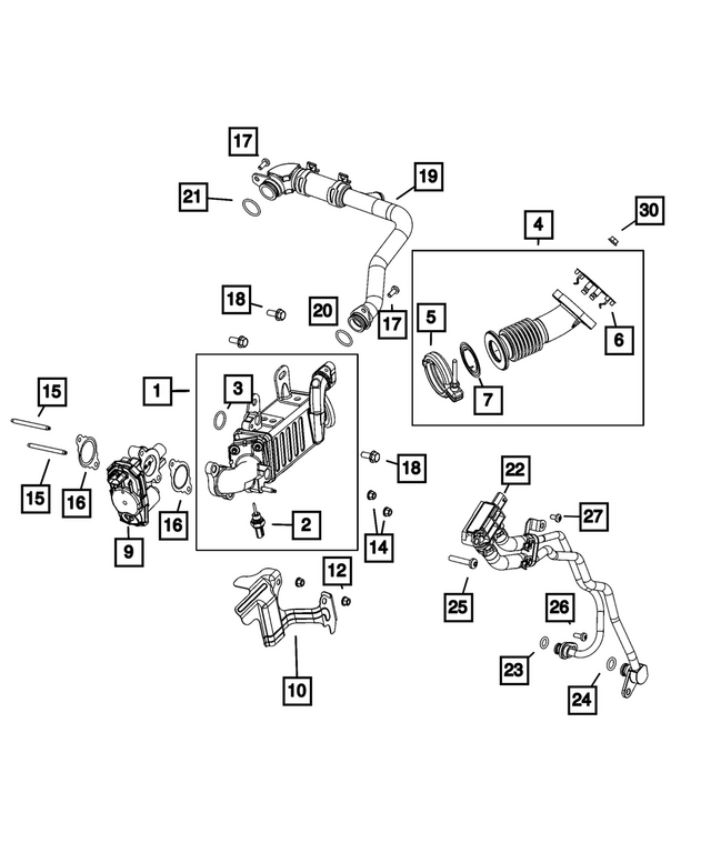 68359342AH - Emission Controls: Egr Cooler for Mopar Image