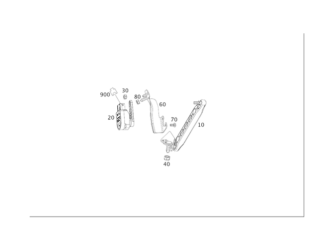2223202389 - Rear Axle: Link Rod for Mercedes-Benz Image image