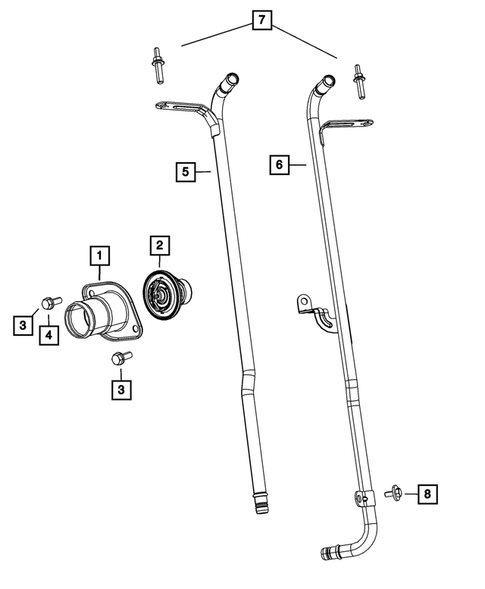 Water Pump and Related Parts for 2010 Dodge Charger #0