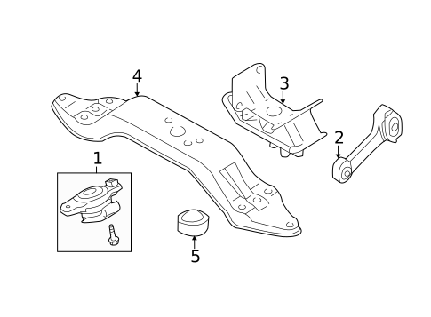 Engine & Trans Mounting for 2019 Subaru Crosstrek #0