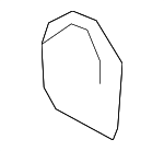 8A8Z74672A40AC - Body: Side Trim Panel Plug for Ford: Flex Image