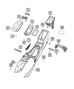 1WZ793X9AD - Interior Trim: Console Armrest for Mopar Image