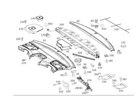 Hat Tray and Roller Blind for 2017 Mercedes-Benz Maybach S550 #0