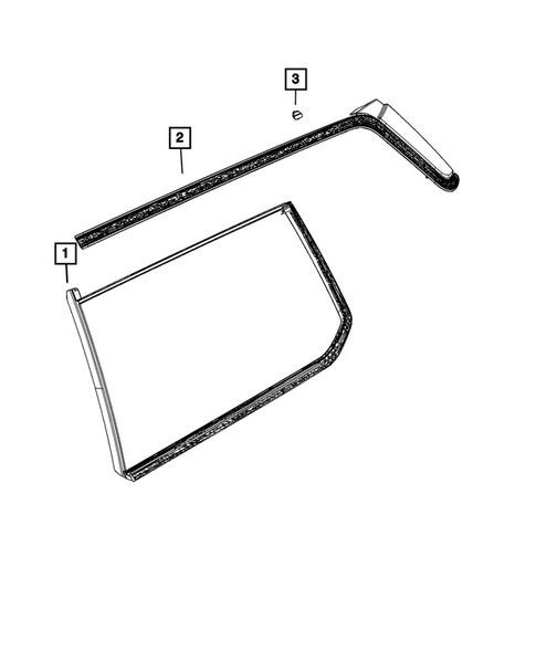 Glass and Interior Rearview Mirror for 2024 Jeep Grand Cherokee L #1