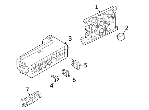 Fuse & Relay for 2017 Volkswagen Tiguan Limited #1
