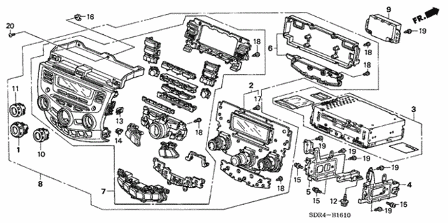 Center Module for 2007 Honda Accord #0