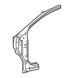 6113152380 - Body: Hinge Pillar for Toyota: Yaris Image