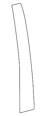 759250D040 - Body: Black Out Tape for Toyota: Yaris Image