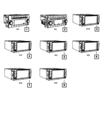 68259491AB - Electrical: Mw/fm/cd/dvd/hdd/mp3/nav Radio for Mopar Image
