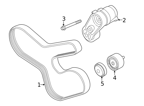 Belts & Pulleys for 2015 BMW 740Li #0