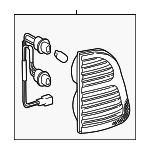 8159060070 - Electrical: Tail Lamp Assembly for Lexus: LX470 Image
