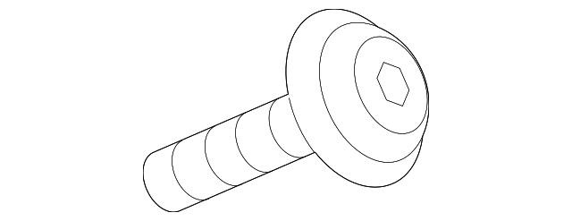 Mirror Base Bolt - Porsche (N-912-595-01)