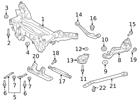 Rear Suspension for 2020 Nissan Rogue #2