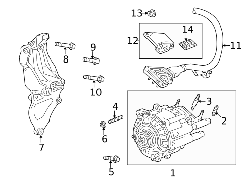 Alternator for 2016 Buick LaCrosse #0