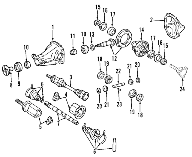 38424EC000 - Universals &amp; Rear Axle: Side Gear Washer for Infiniti Image