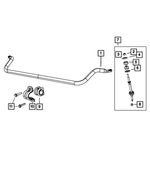 68020464AC - : Stabilizer Bar Link Kit for Dodge: Ram 2500, Ram 3500 | Ram: 2500, 3500 Image