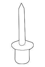 SU00302940 - Body: Bumper Cover Rivet for Scion: FR-S | Toyota: 86 Image