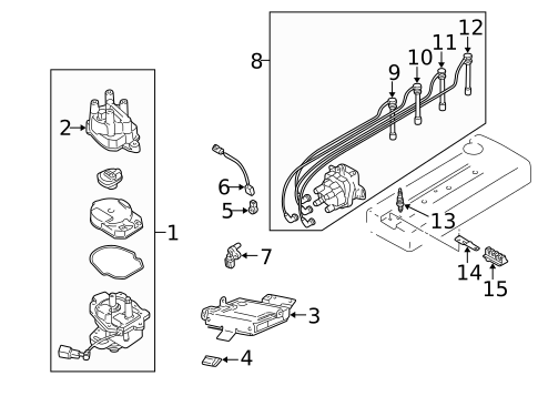 Distributor for 1998 Nissan Altima #0