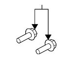 11517827 - Body: Outer Brace Bolt for GM Image