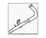 254602T100 - Cooling System: Inlet Pipe for Kia Image