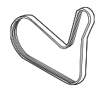 12629347 - Cooling System: Serpentine Belt for Chevrolet: Malibu | Saturn: Aura, Vue Image