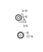 6510142AA - Cooling: Hex Flange Head Bolt for Mopar Image