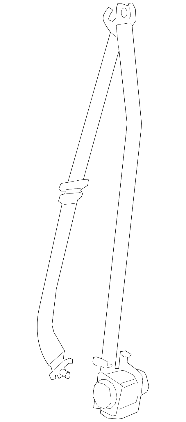 Seat Belt Assembly - BMW (72-11-7-384-680)
