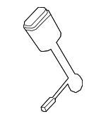 72117297131 - : Buckle End for BMW: X5, X6 Image