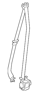 72117343636 - : Seat Belt Assembly for BMW: X5 Image