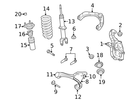 Suspension Components for 2011 Ram Dakota #0