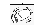 18150R9PA00 - : Catalytic Converter for Acura Image