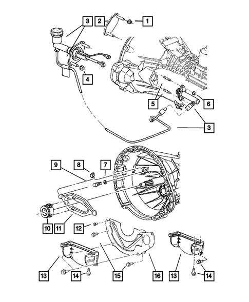Clutch Controls for 2002 Dodge Ram 1500 #0