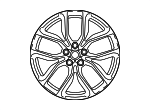LR103600 - Suspension: Wheel, Alloy for Land Rover: Range Rover Sport Image