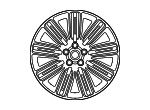 LR044840 - Tire &amp; Wheel: Wheel for Land-Rover Image