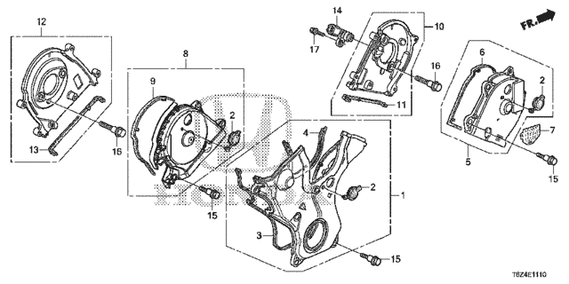 Timing Belt Cover for 2019 Honda Ridgeline #0