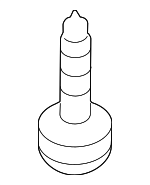 N10666302 - Body: Sun-visor Screw for Porsche: Cayenne, Macan Image