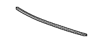 77466SV4000 - Body: Windshield Molding for Honda Image