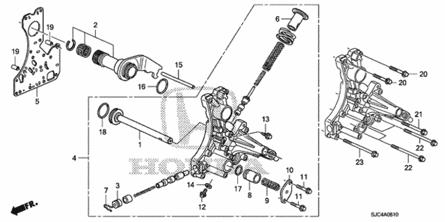 AT Regulator Body (1) for 2007 Honda Ridgeline #0