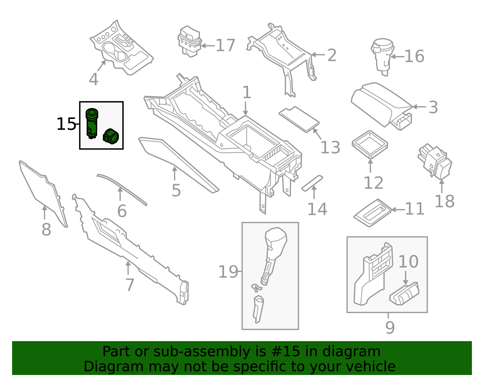 25331-5AF0A - Power Outlet - 2015-2020 Nissan Murano | Conicelli Nissan