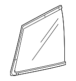 73550TGSA01 - : Quarter Glass for Honda: Passport Image