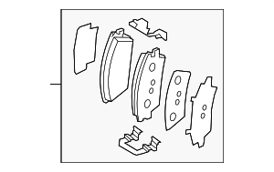 58101J9A15 - : Brake Pads for Kia: Seltos Image