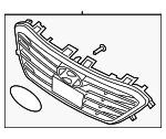 86350C1200 - Body: Grille Assembly for Hyundai Image