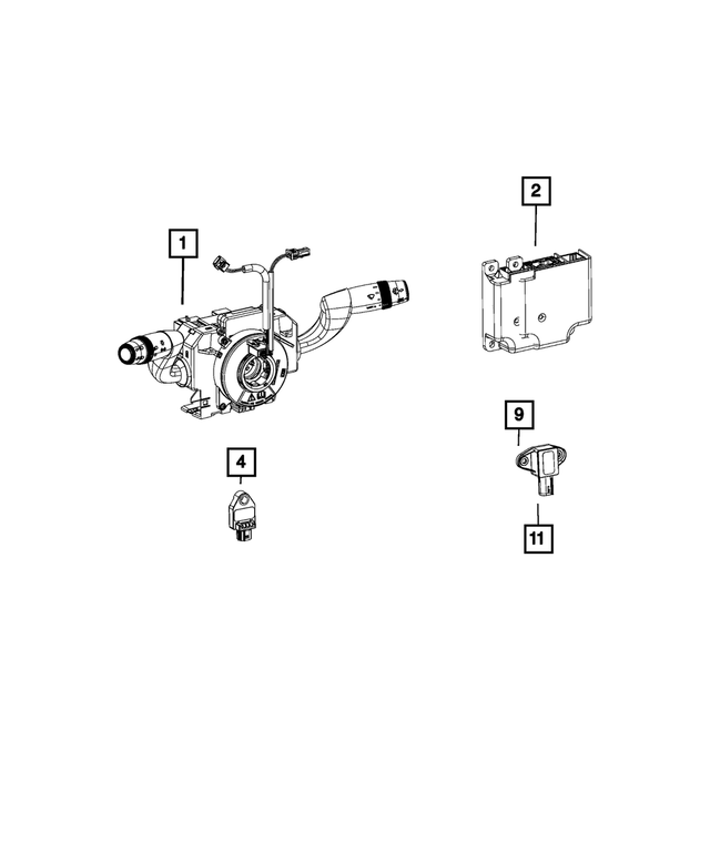 4727581AA - Restraints: Inertia Switch for Mopar Image image